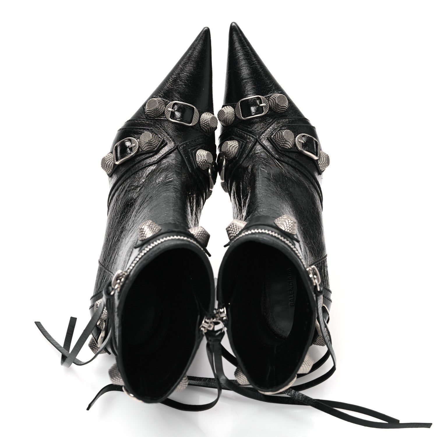 Balenciaga Agneau Arena Cagole 90mm Ankle Boots 36 Black 2 of 9