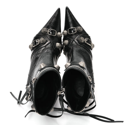Balenciaga Agneau Arena Cagole 90mm Ankle Boots 36 Black 2 of 9