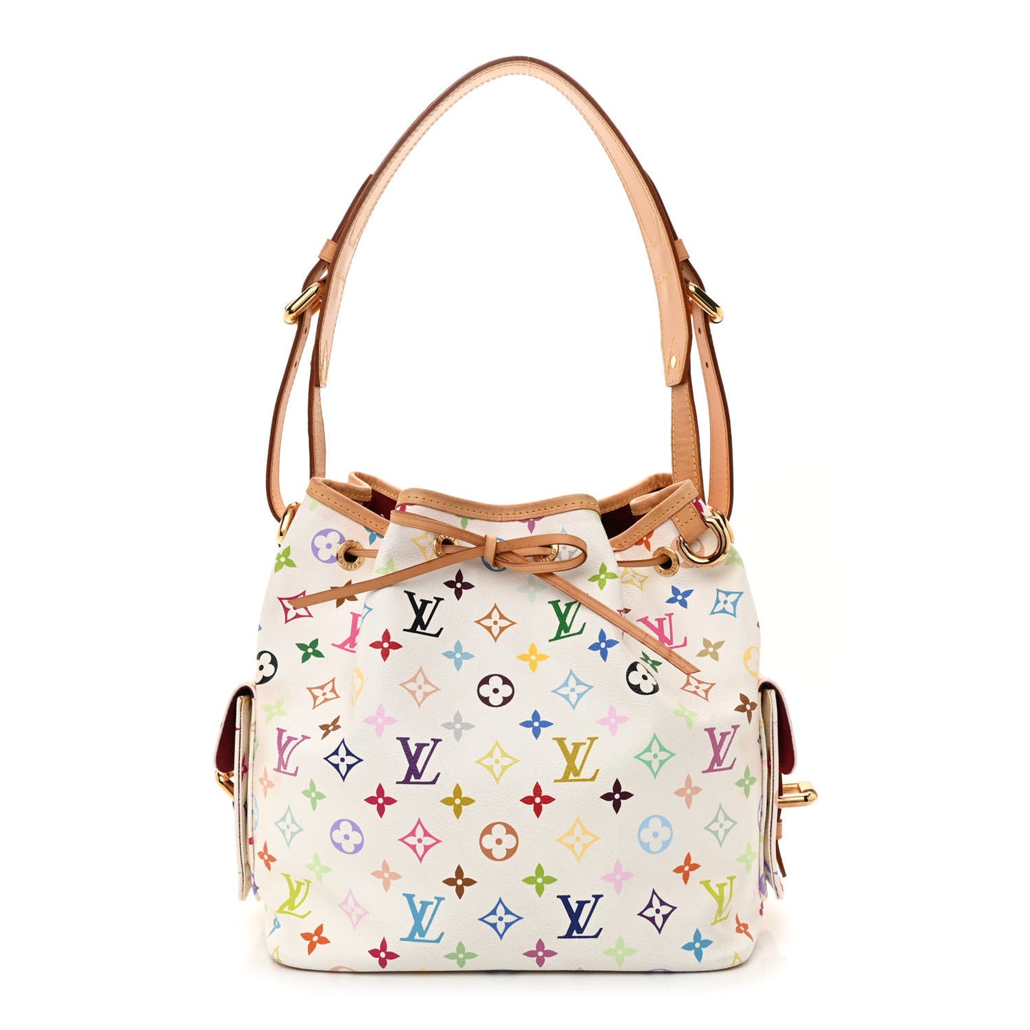 Monogram Multicolor Petit Noe White