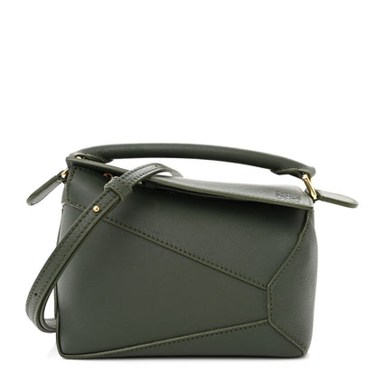 Loewe Calfskin Mini Puzzle Edge Bag Vintage Khaki 1 of 9