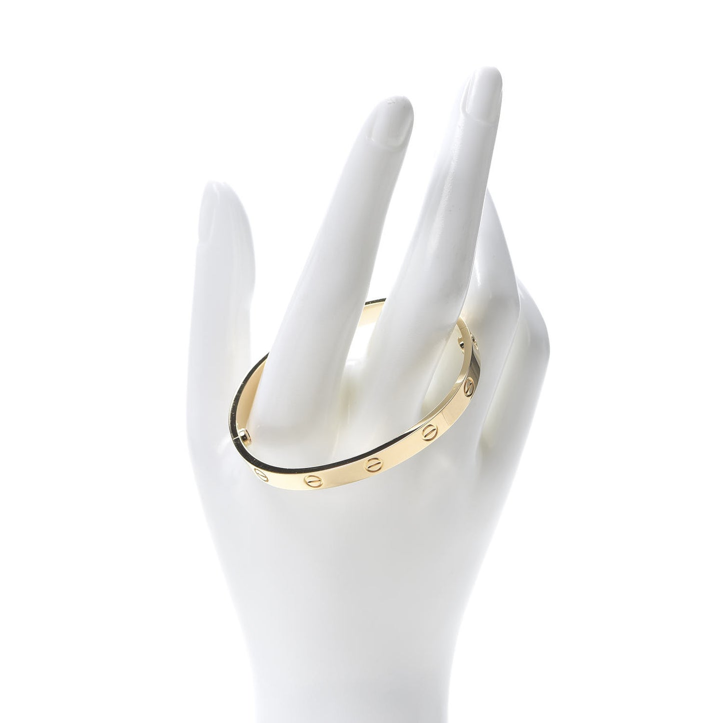 18K Yellow Gold LOVE Bracelet 17