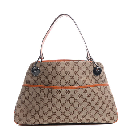 Gucci Monogram Medium Eclipse Shoulder Bag Orange 1 of 7