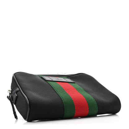 Gucci Canvas Web Slim Belt Bag Black 4 of 9