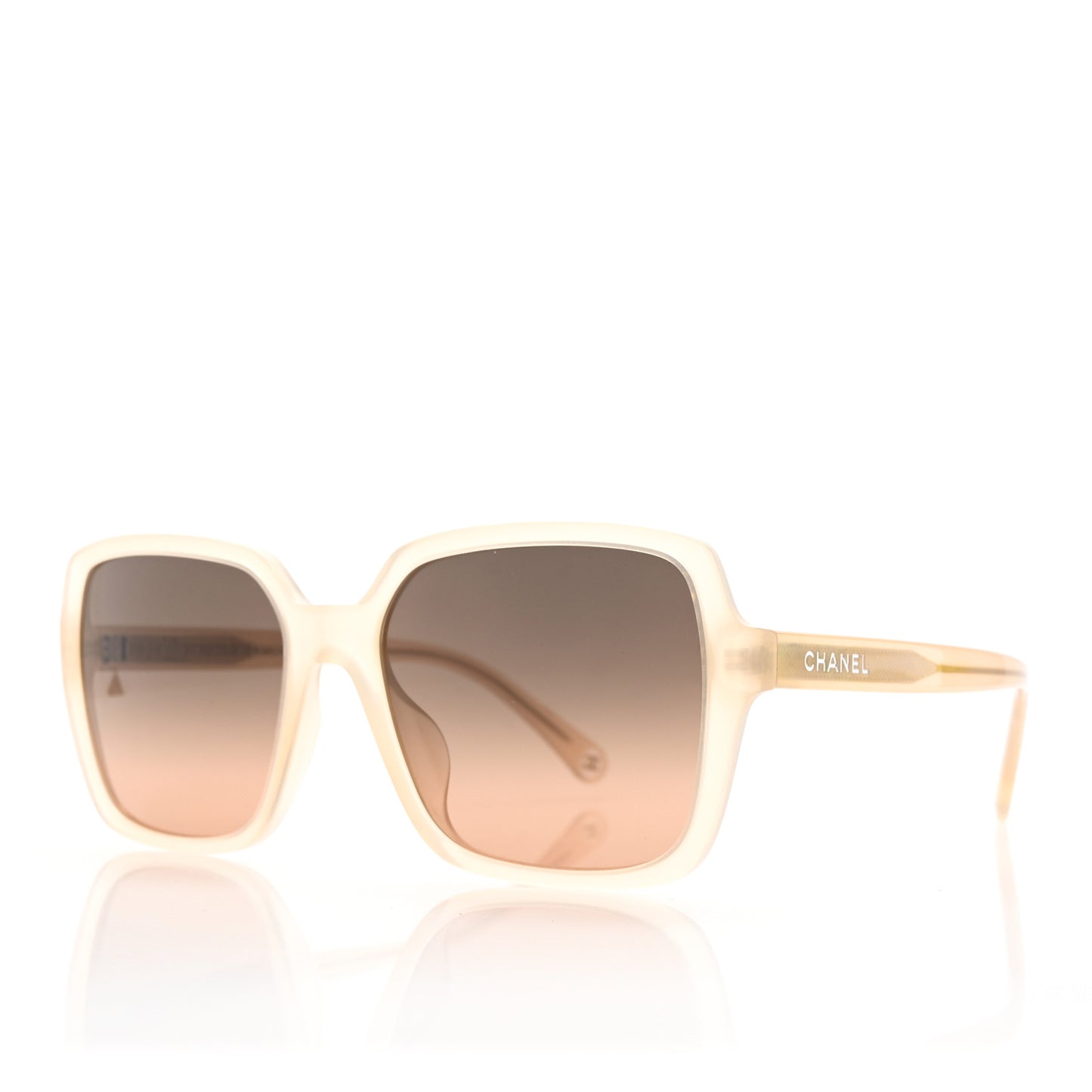 Acetate Square Sunglasses 5505 Light Brown