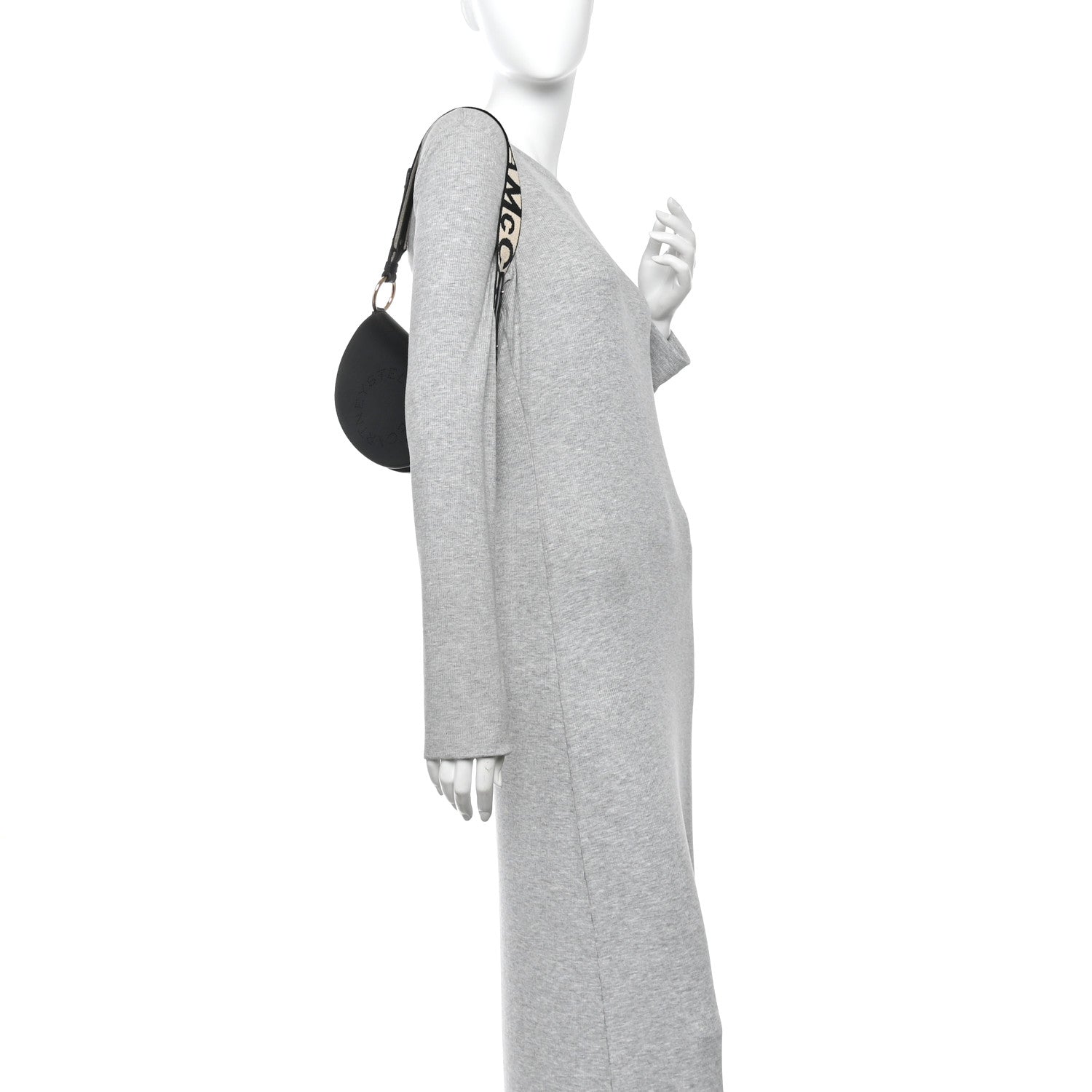 Stella McCartney Eco Soft Alter Nappa Perforated Logo Mini Marlee Black 2 of 11