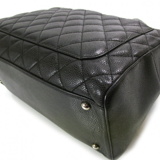 Chanel Caviar Quilted Bowler Tote 5 of 12