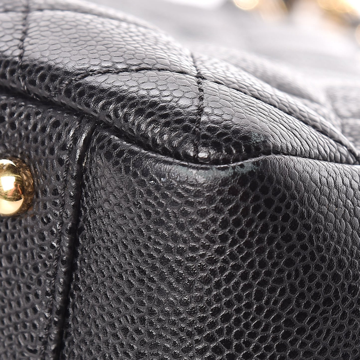 Caviar Quilted XL Grand Shopping Tote GST Black