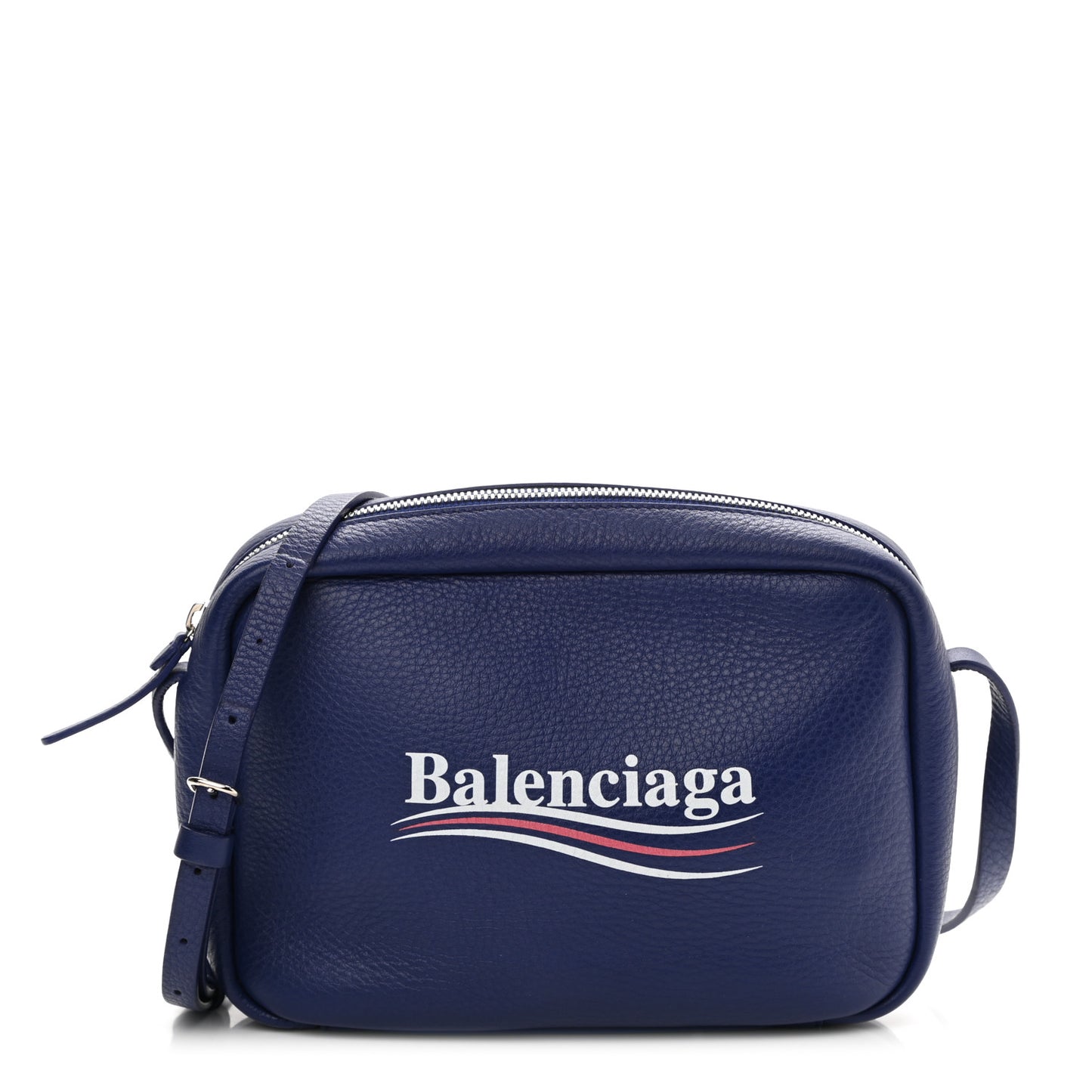 Calfskin Political Campaign Logo S Everyday Camera Bag Bleu