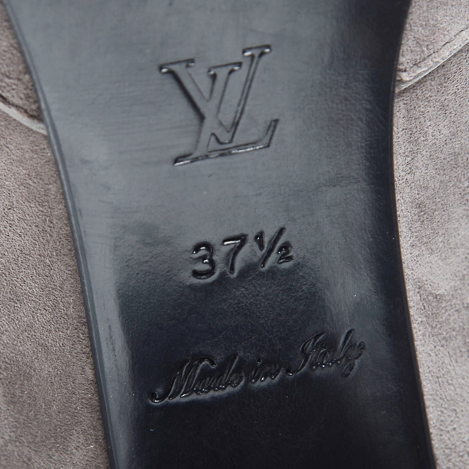 Louis Vuitton Suede Masterclass Ankle Boots 37.5 Gris 6 of 8
