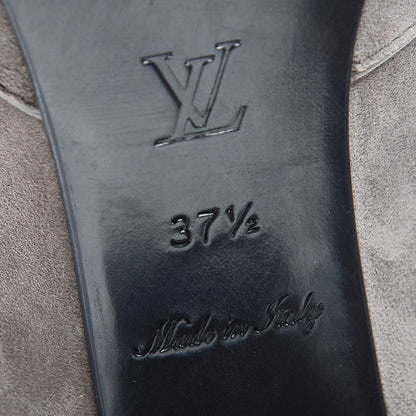 Louis Vuitton Suede Masterclass Ankle Boots 37.5 Gris 6 of 8