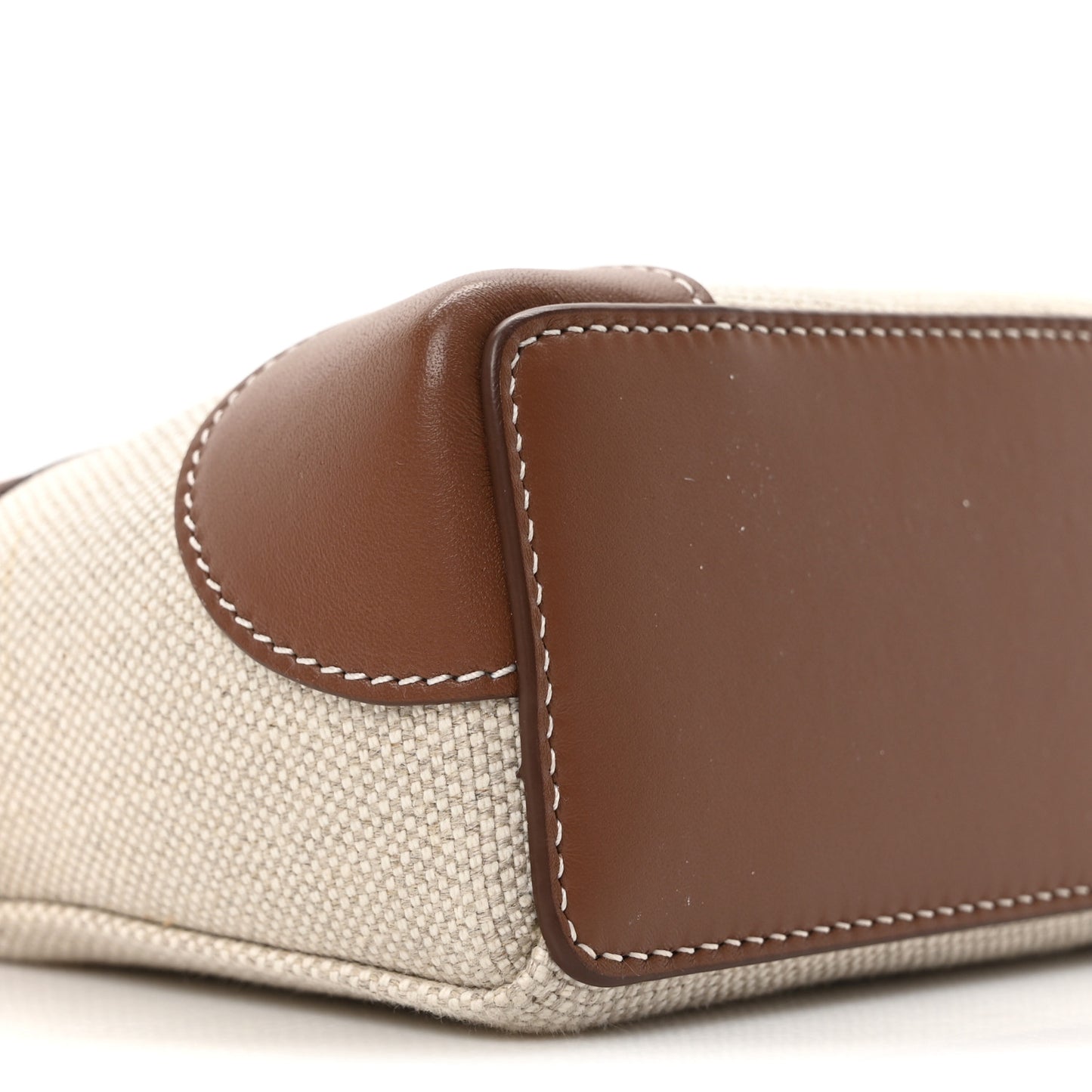Cotton Linen L19 Extra Pocket Pouch Natural Caramel Sugar