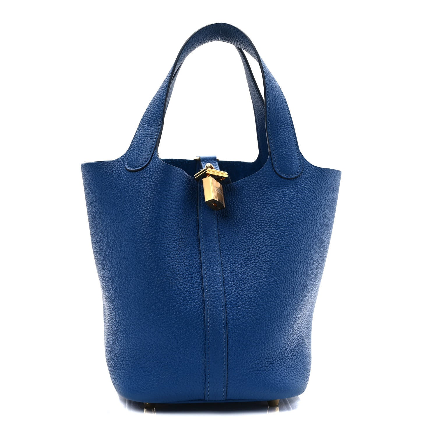 Hermes Taurillon Clemence Picotin Lock 18 PM Bleu Royal 1 of 7