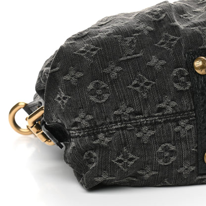 Louis Vuitton Denim Neo Cabby MM Black 8 of 10