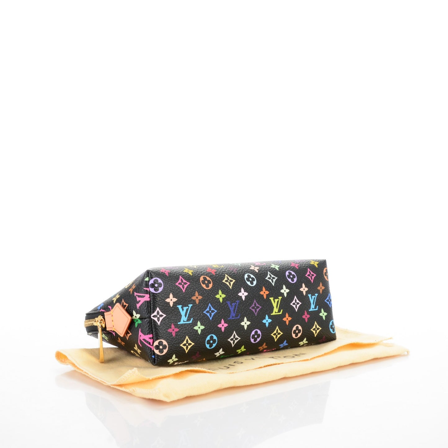 Monogram Multicolor Cosmetic Pouch Black Grenade