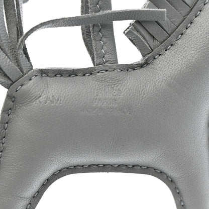 Hermes Milo Lambskin Studded Grigri Rodeo Robeo Rock Horse Bag Charm PM Gris Pantin 4 of 5