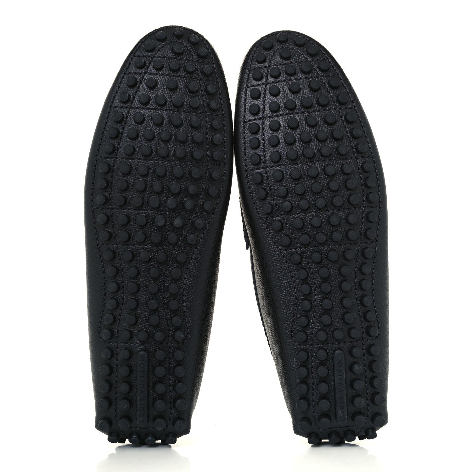 Louis Vuitton Taiga Mens Hockenheim Moccasin Loafers 9 Ardoise 7 of 11