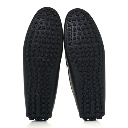 Louis Vuitton Taiga Mens Hockenheim Moccasin Loafers 9 Ardoise 7 of 11