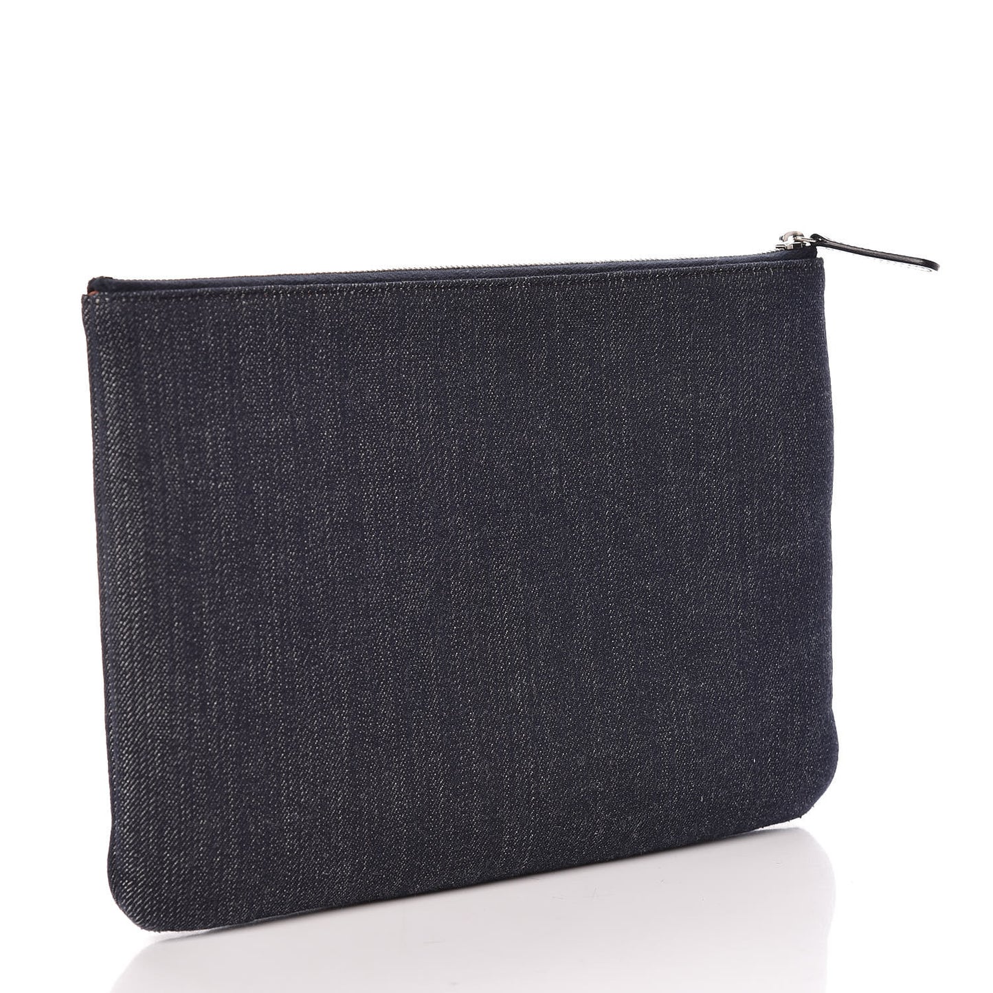 Denim Medium Deauville Pouch Blue Orange