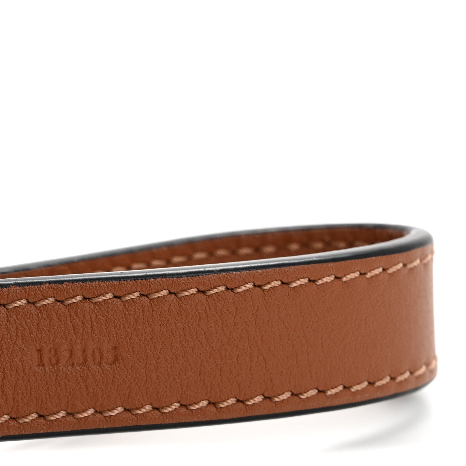 Loewe Calfskin Branded Short Strap Tan 5 of 5