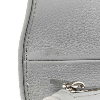 Christian Dior Grained Calfskin Kim Jones Saddle Bag Light Grey 10 of 13