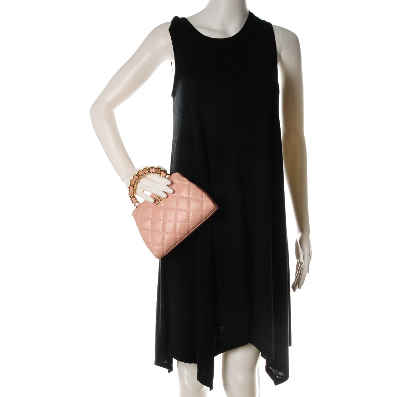 Lambskin Quilted Small Kelly Bag Pink