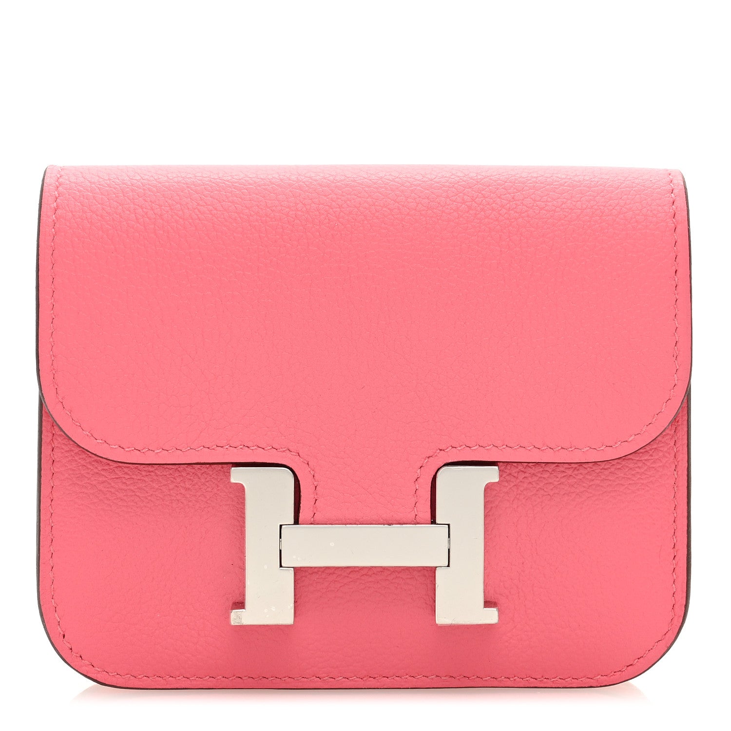 Hermes Evercolor Constance Slim Wallet Rose Lipstick 1 of 7