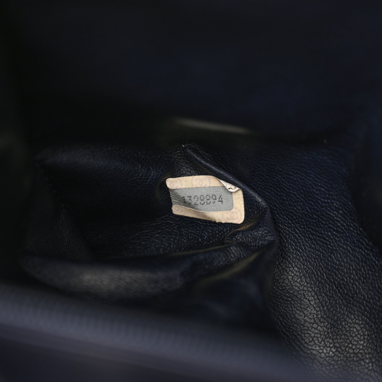 Chanel Lambskin Quilted Shoulder Bag Navy 8 of 11