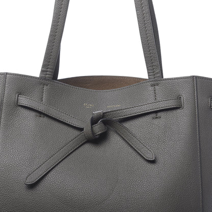 Celine Soft Grained Calfskin Small Belt Cabas Phantom Stone 10 of 12