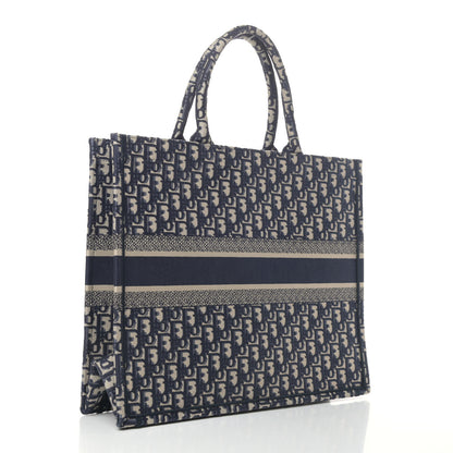 Christian Dior Oblique Book Tote Blue Multicolor 2 of 5