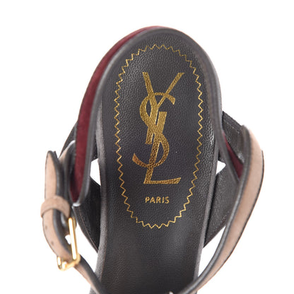 Saint Laurent Kidskin Tribute 105 Platform Sandals 36.5 Multicolor 7 of 8