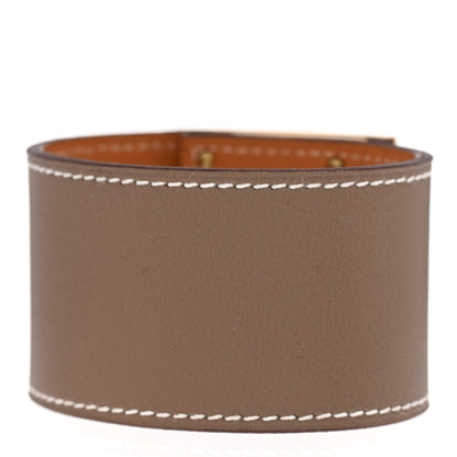 Hermes Swift Kelly Dog Bracelet T2 Etoupe 3 of 6