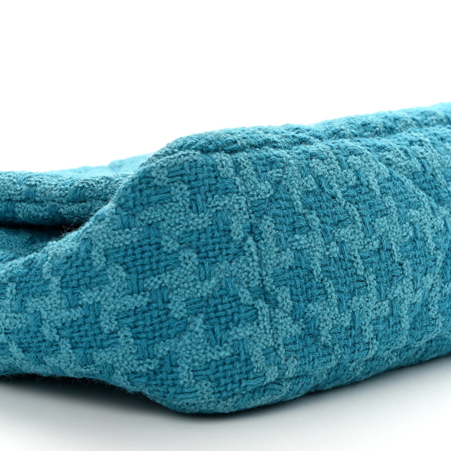Chanel Tweed Quilted Medium Chanel 19 Flap Turquoise 9 of 12