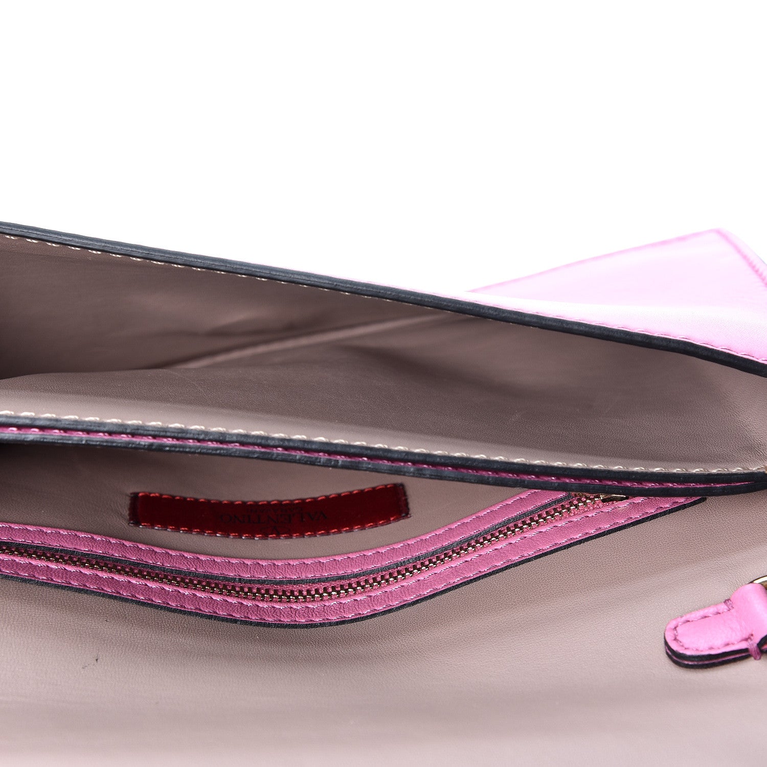 Valentino Garavani Nappa Rockstud Wristlet Clutch Ninphea 4 of 9