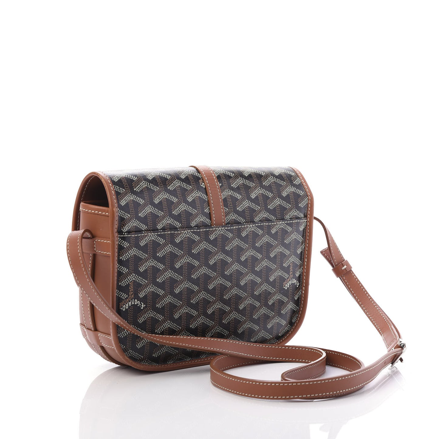 Goyardine Belvedere II PM Messenger Bag Black Gold