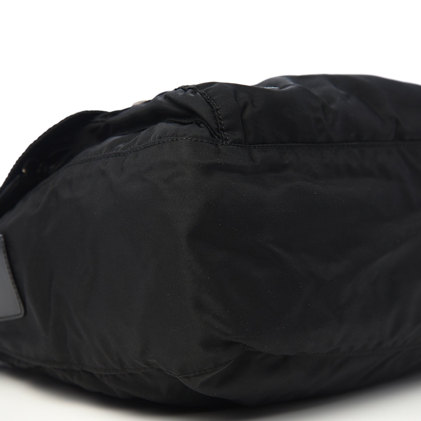 Nylon Vela Sport Messenger Bag Black