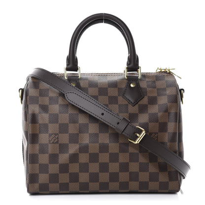Louis Vuitton Damier Ebene Speedy Bandouliere 25 1 of 10