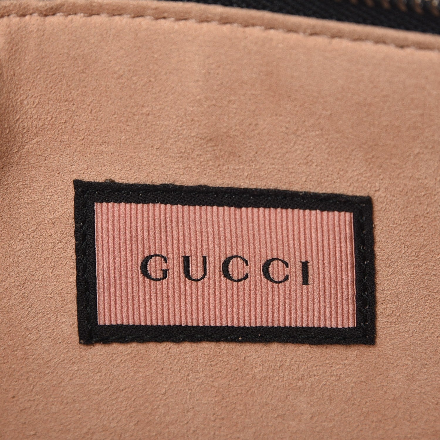 Gucci Calfskin GucciGhost Print Pouch Black New Acquamarine 6 of 9