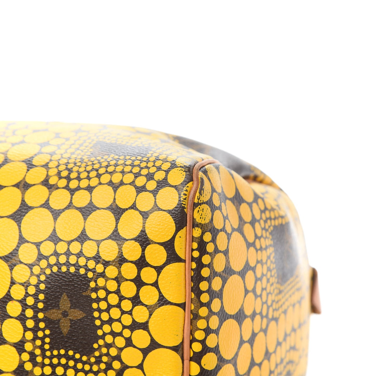 Monogram Kusama Town Speedy 30 Yellow