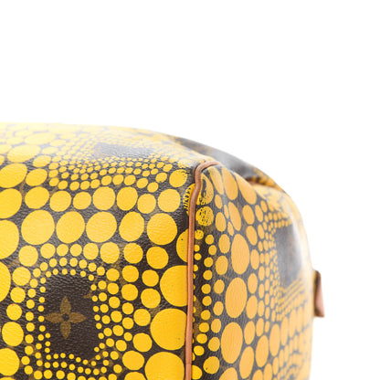 Louis Vuitton Monogram Kusama Town Speedy 30 Yellow 7 of 11