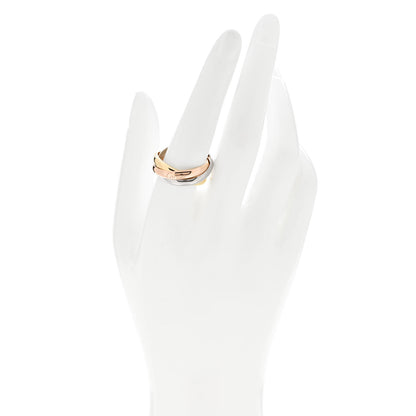Cartier 18K Pink Yellow White Gold Classic Trinity Ring 60 9 2 of 5