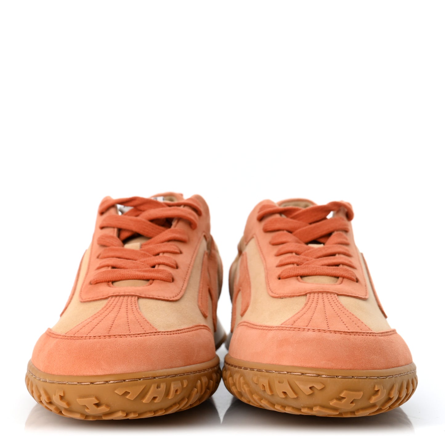 Suede Goatskin Jet Sneakers 40 Beige Natura Orange Nacarat
