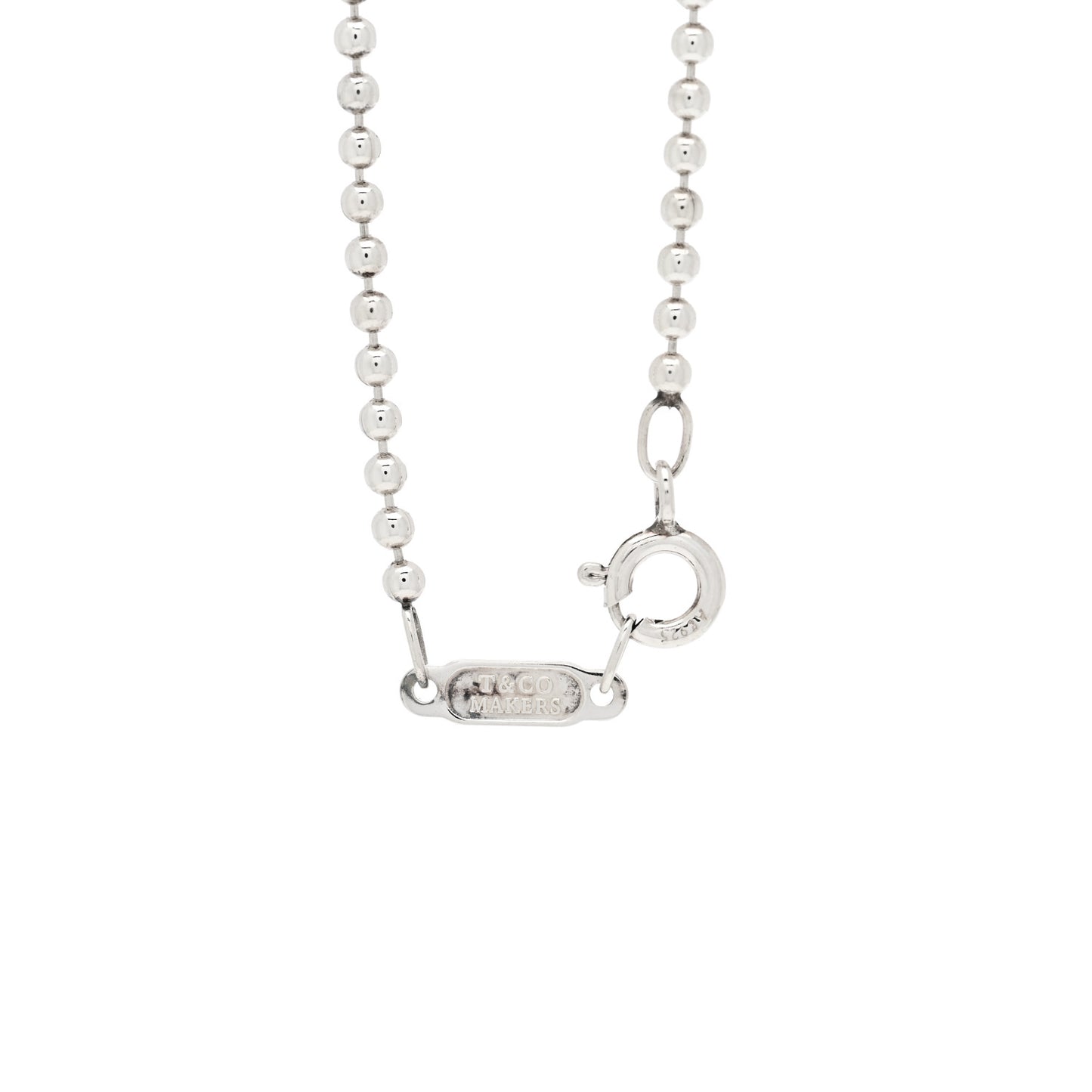 Sterling Silver Makers Keyhole Pendant Necklace