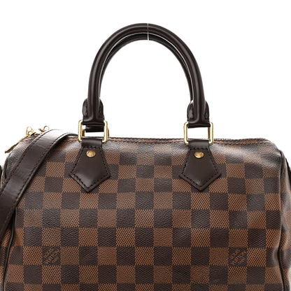 Louis Vuitton Damier Ebene Speedy Bandouliere 25 9 of 13