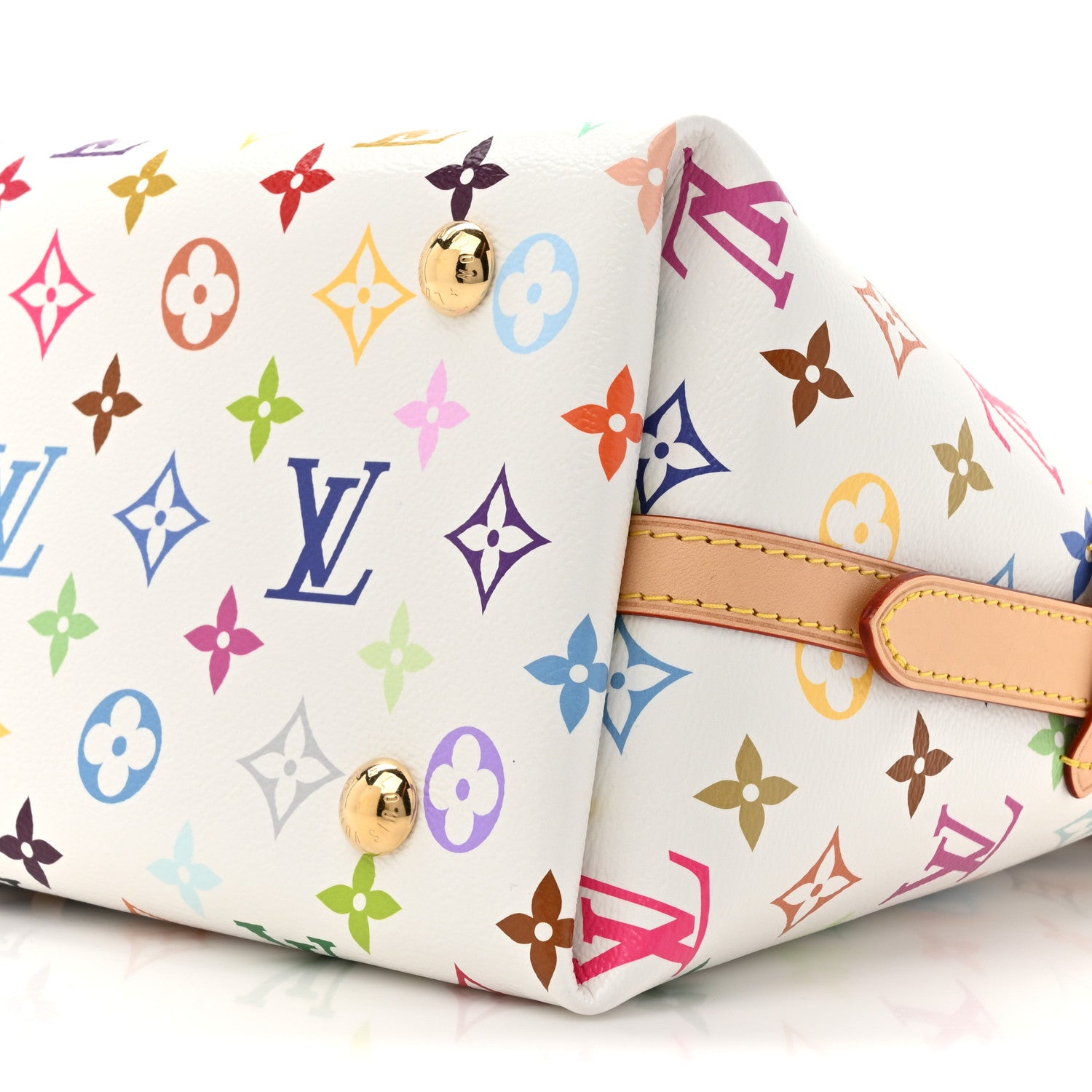 Louis Vuitton LV X TM Monogram Multicolor CarryAll PM White 9 of 10