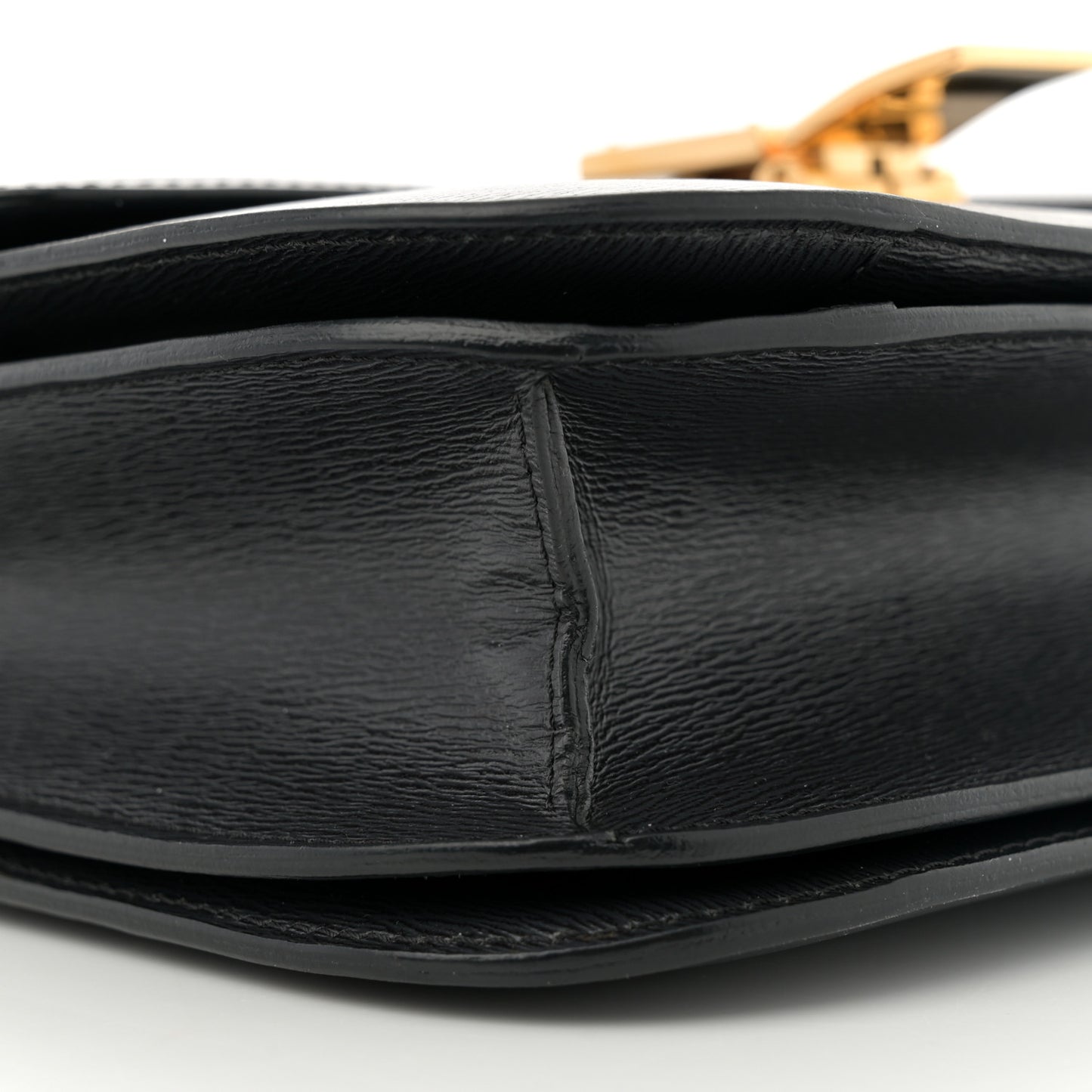 Liege Calfskin Medium Classic Box Flap Bag Black