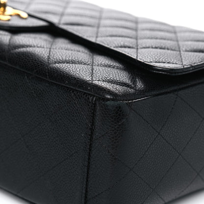 Chanel Caviar Quilted Maxi Double Flap Black 13 of 18