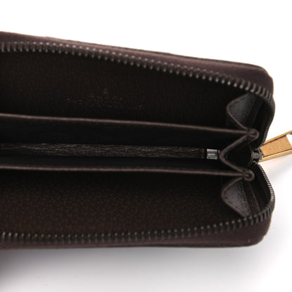 Gucci GG Supreme Web Ophidia Zip Around Card Case Brown 4 of 4