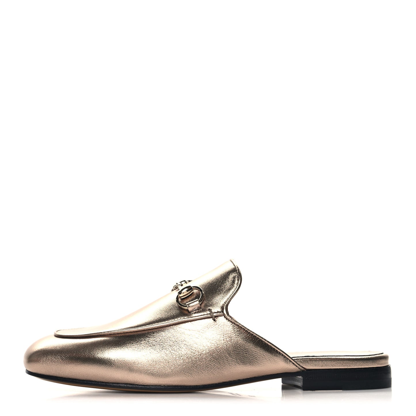 Nappa Silk Womens Princetown Mules 36 Rame