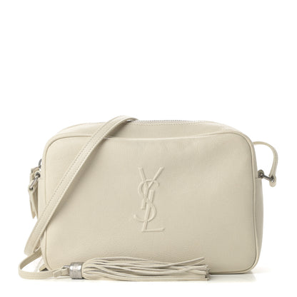 Saint Laurent Lambskin Monogram Small Lou Camera Bag White 1 of 13