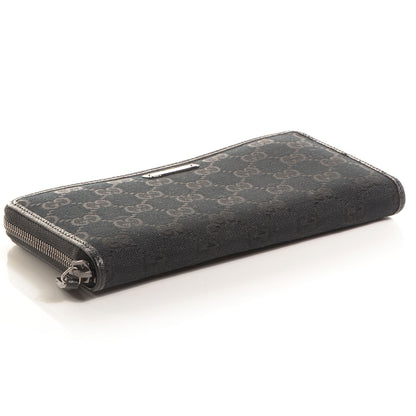 Gucci Monogram Zip Around Wallet Black 3 of 6